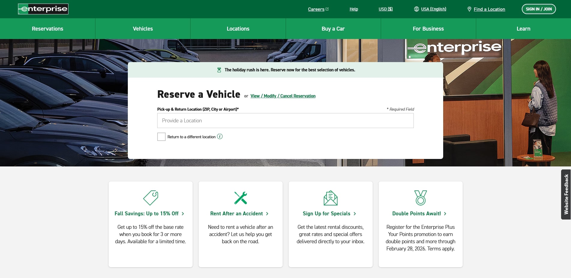 Enterprise Promo Code